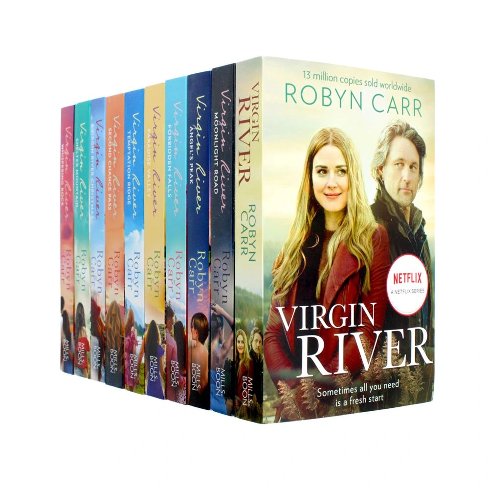 Virgin River Series Books 1 - 10 Collection Set by Robyn Carr (Virgin River, Shelter Mountain, Whispering Rock, Second Chance Pass, Temptation Ridge & MORE!)