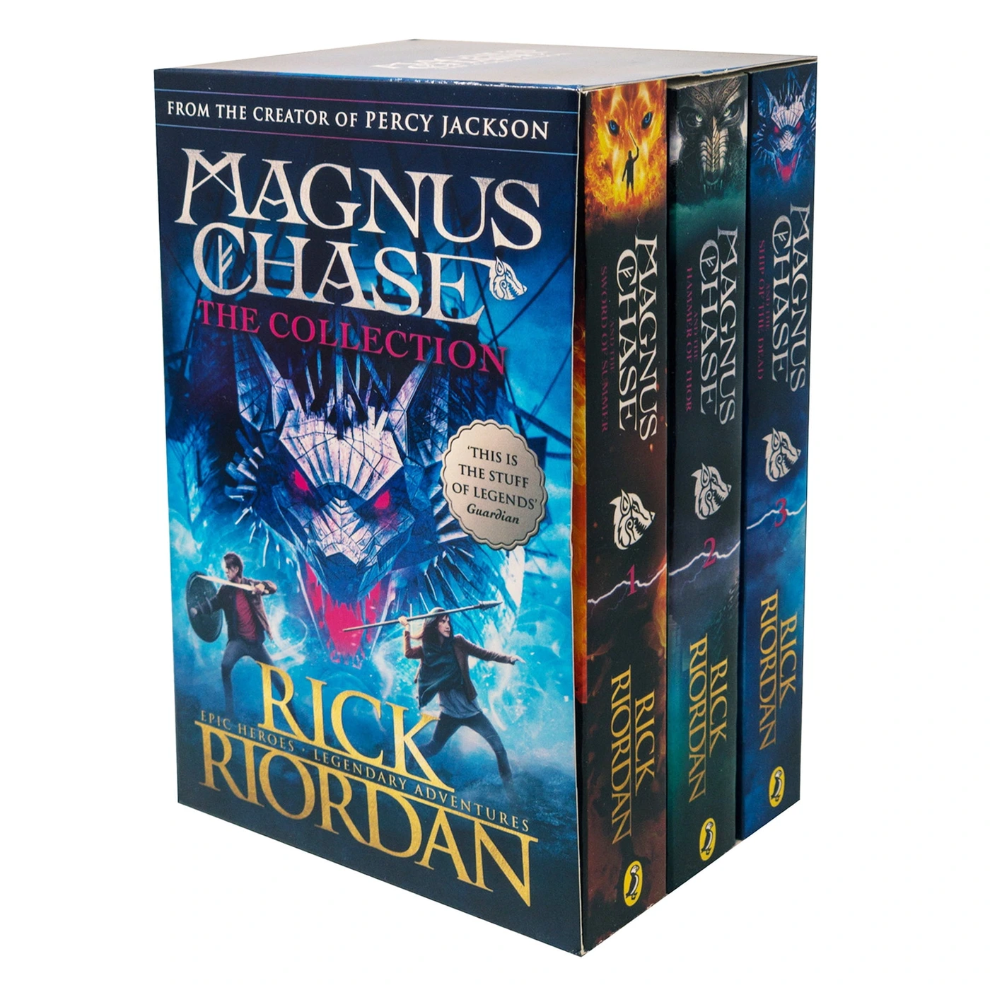 The Magnus Chase and the Gods of Asgard Series Books 1 - 3 Collection Box Set by Rick Riordan