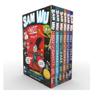 Sam Wu Is NOT Afraid Of Series 6 Books Collection Box Set by Katie & Kevin Tsang (Ghosts, Sharks, Dark, Spiders, Zombies & Space)